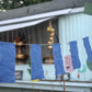 Linnen vlaggenlijn, Blauw