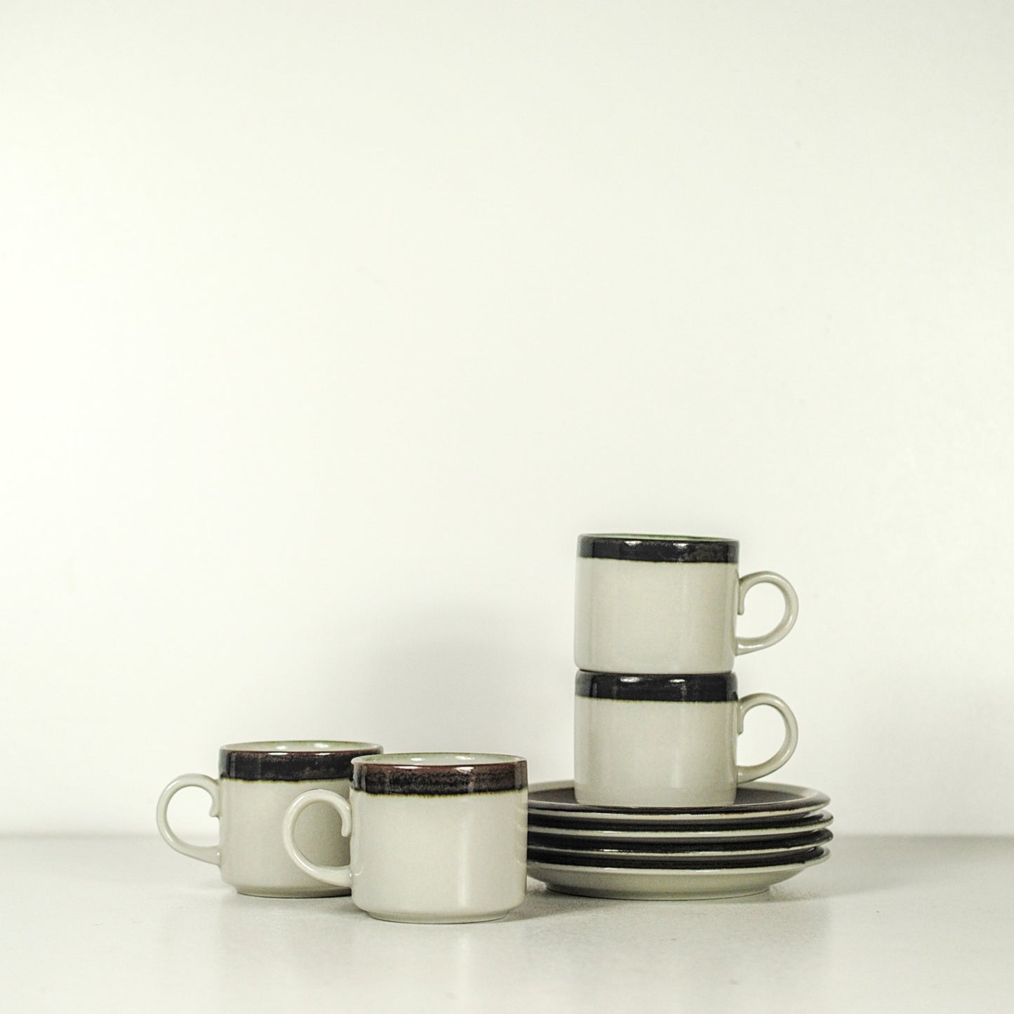 Vintage espresso kop&schotel set - Arabia