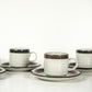 Vintage espresso kop&schotel set - Arabia