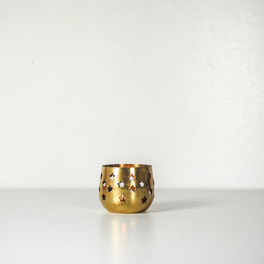 Messing waxinelichthouder