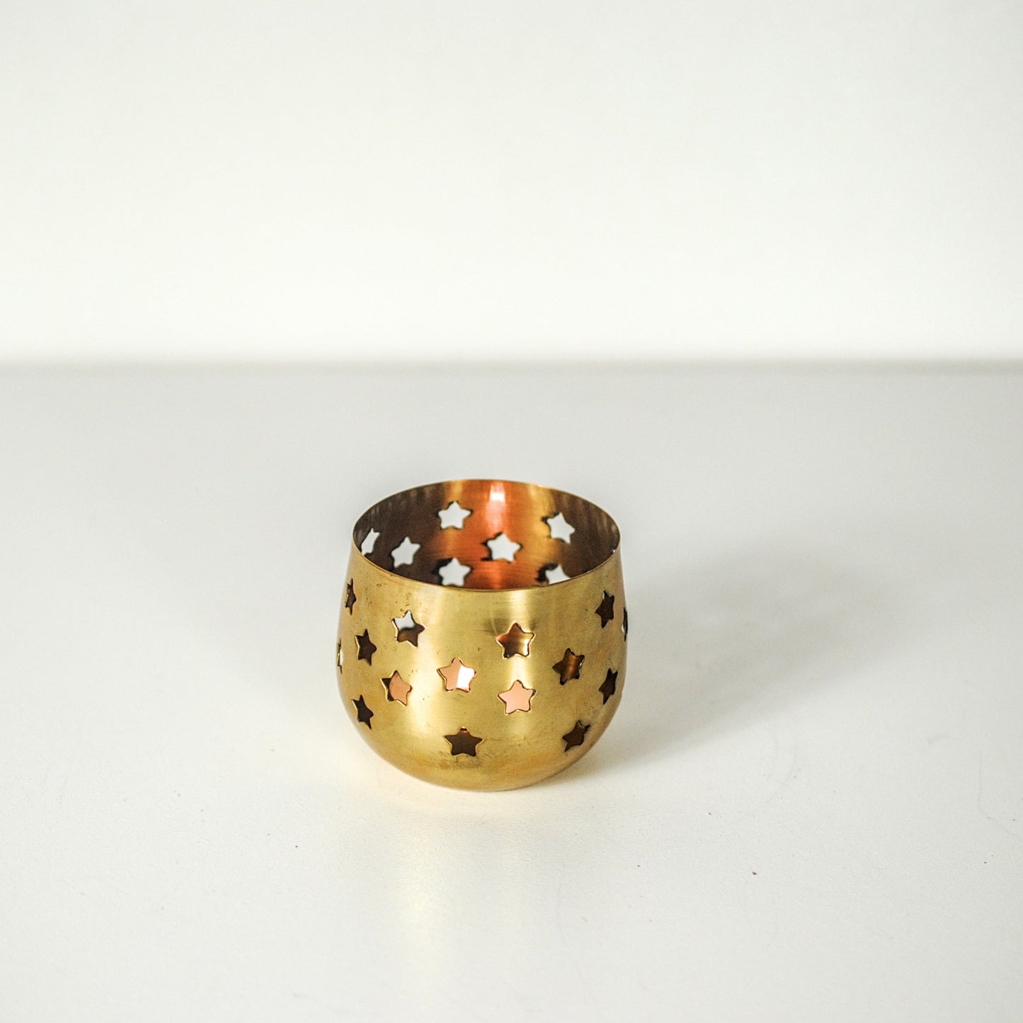 Messing waxinelichthouder