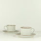 Vintage kop&schotel set