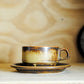 Vintage kop&schotel - Set van 6 - Lilien Austria
