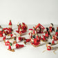 Vintage houten kerstboomhangers