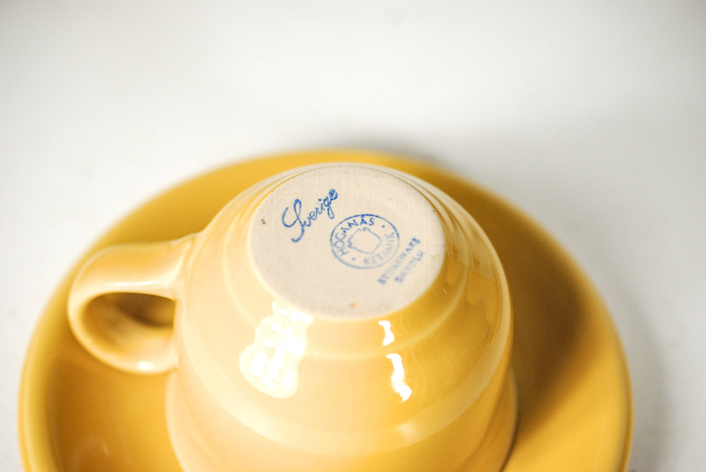 Vintage kop&schotel set - Höganäs