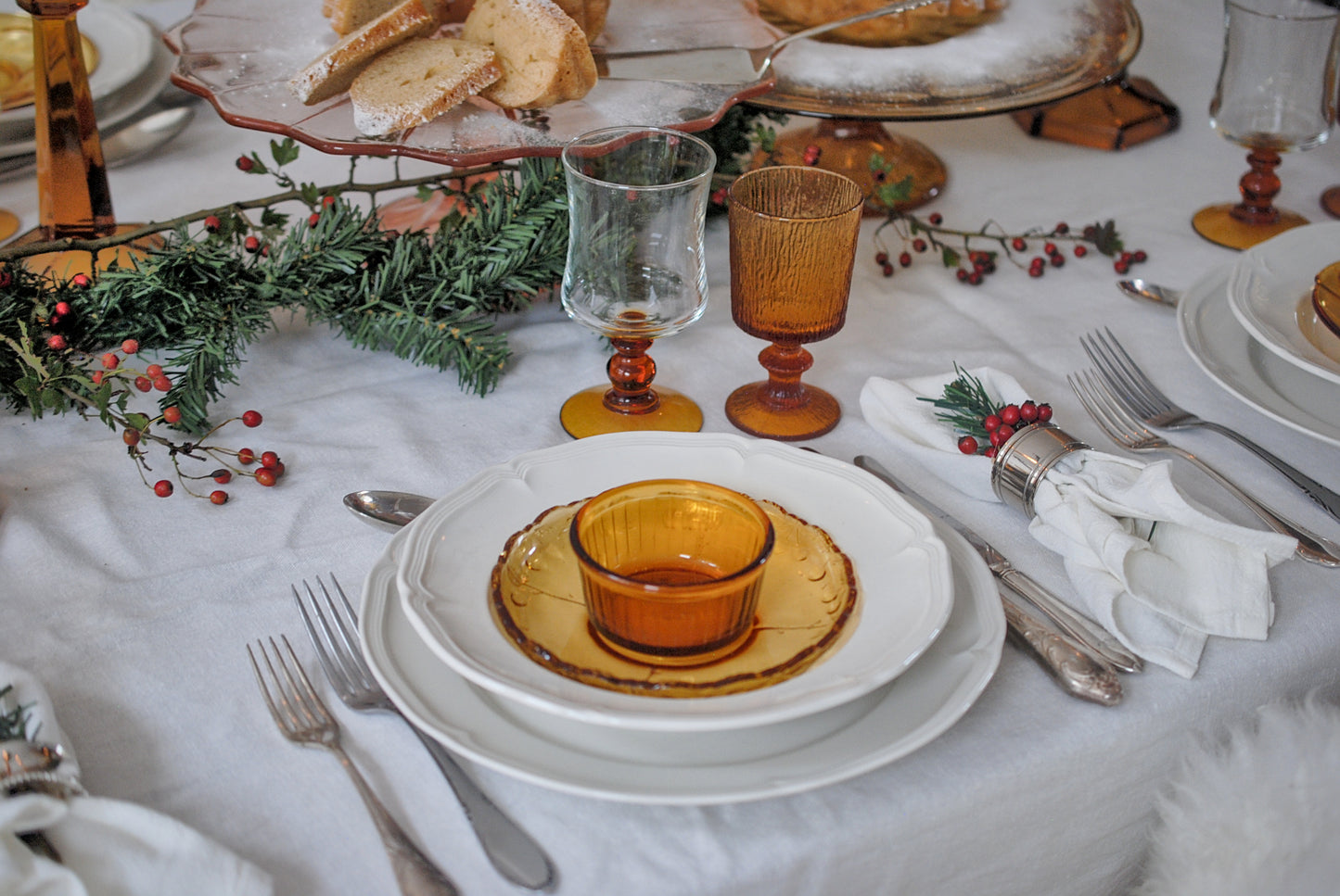 Kersttafel Amber