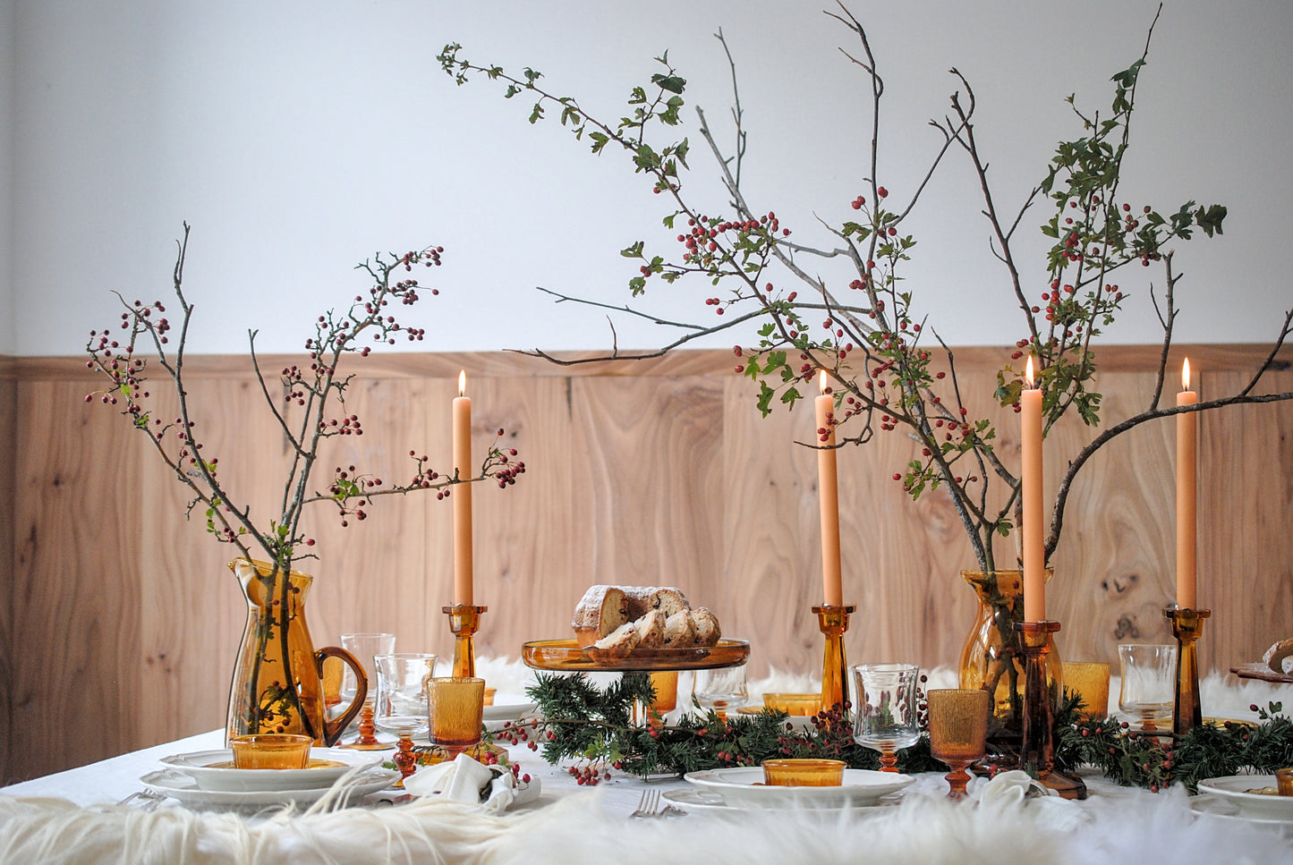 Kersttafel Amber