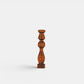 Houten kandelaar