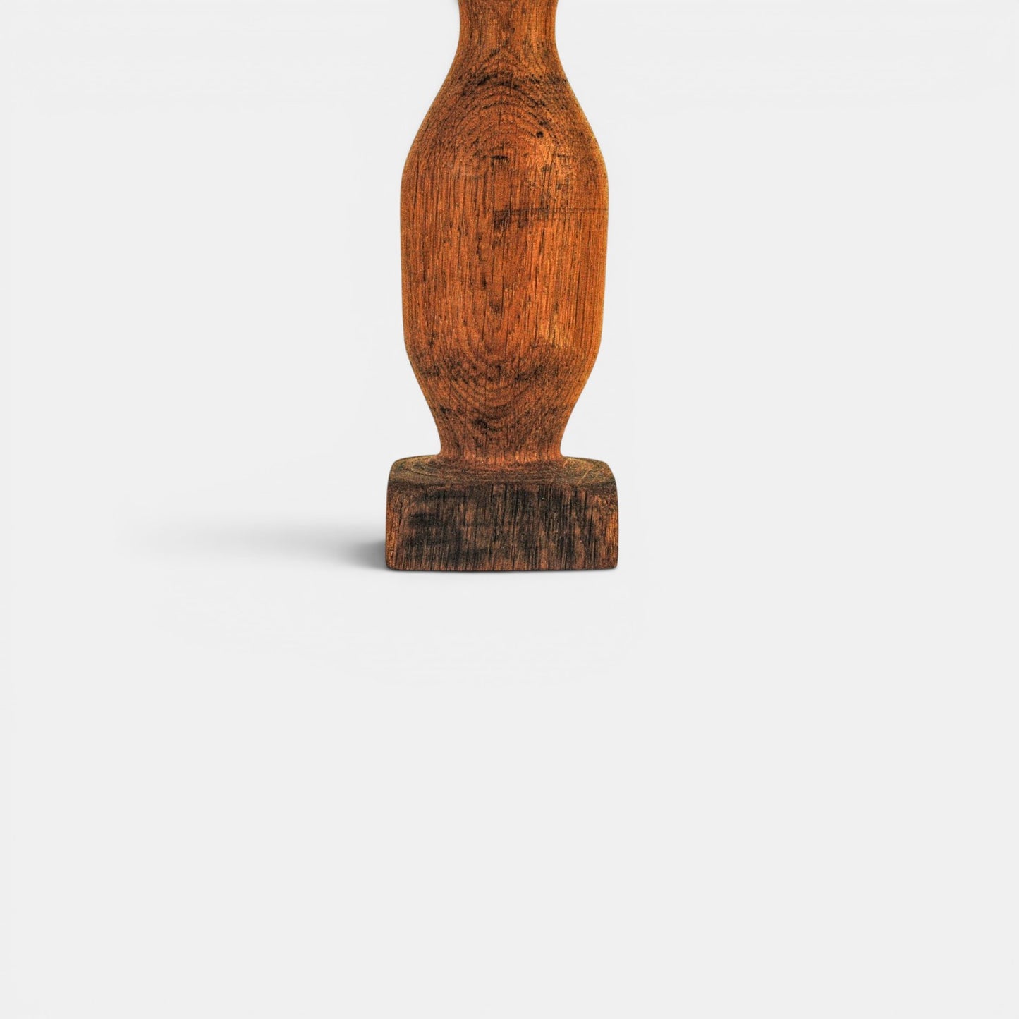 Houten kandelaar