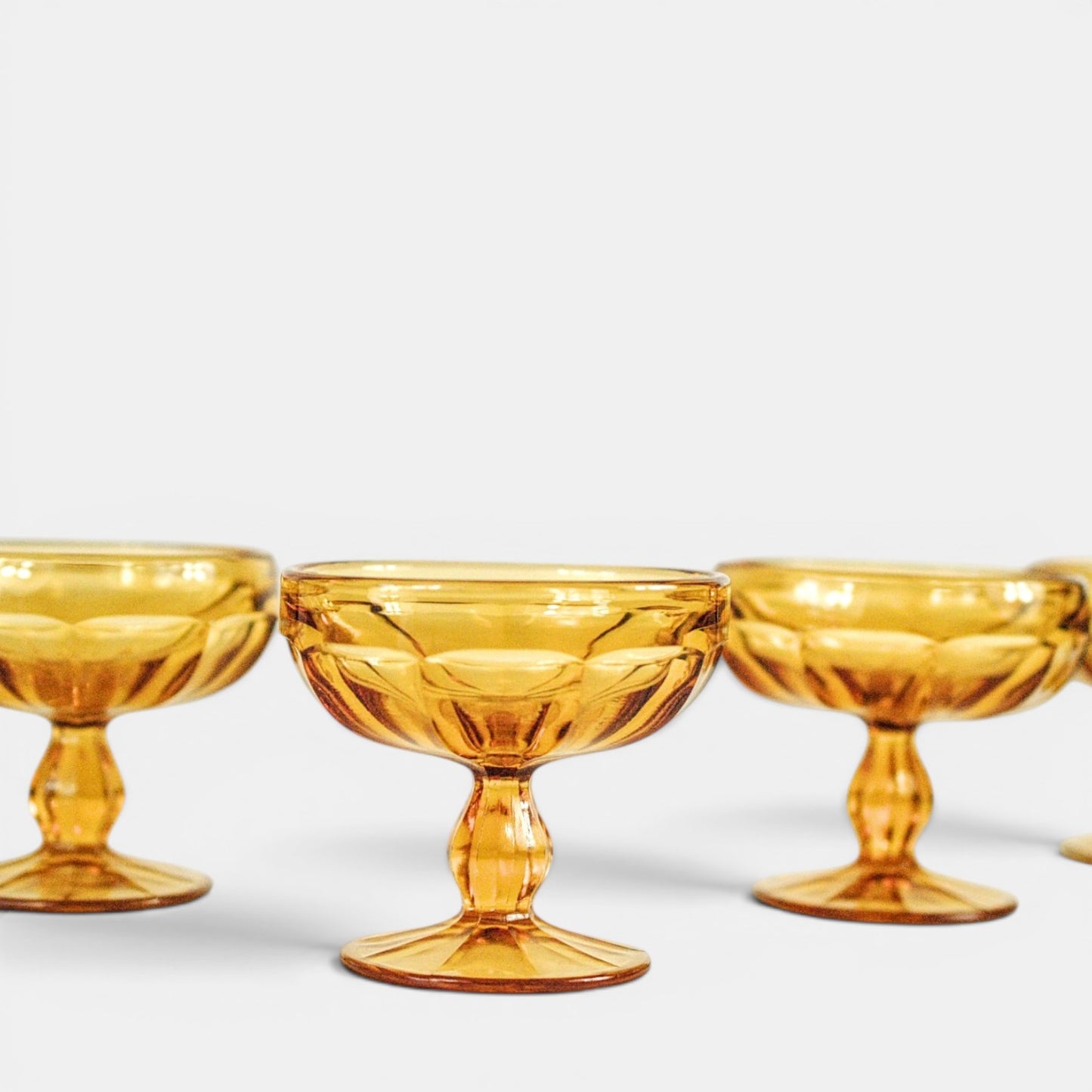 6x vintage dessertcoupes