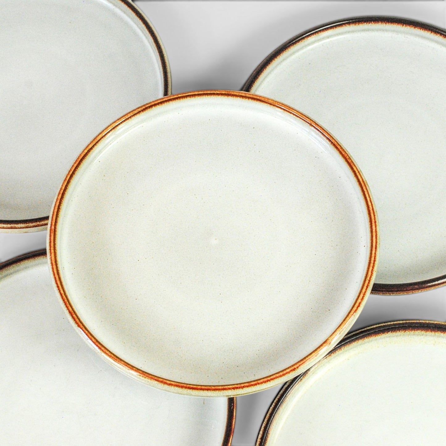 5x vintage dinerbord -  Søholm