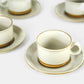 5x vintage kop&schotel - Stavanger Flint