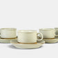 5x vintage kop&schotel - Stavanger Flint