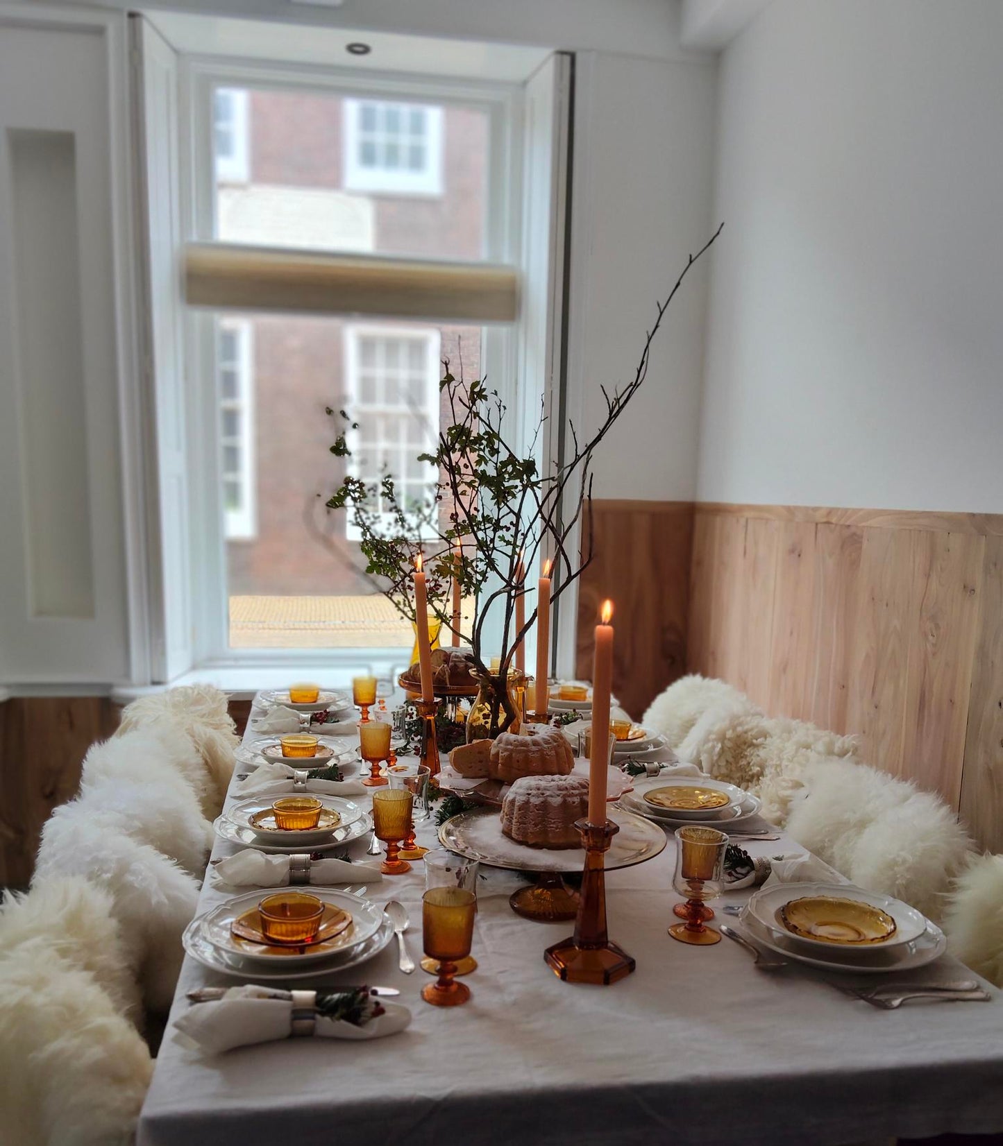Kersttafel Amber