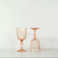 Vintage voetglazen - Luminarc Swirl