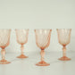 Vintage voetglazen - Luminarc Swirl